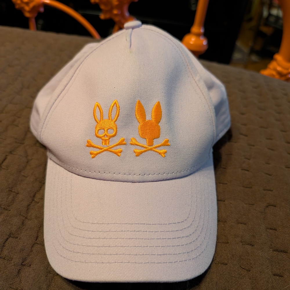Psycho Bunny Purple Lilac and Orange Cap Baseball Hat- Childrens